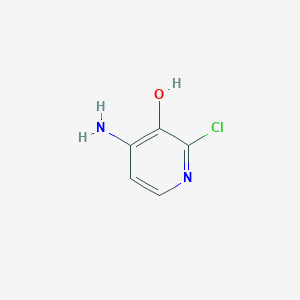 4-Amino-2-chloropyridin-3-ol chemical structure (CAS 1227508-94-2)