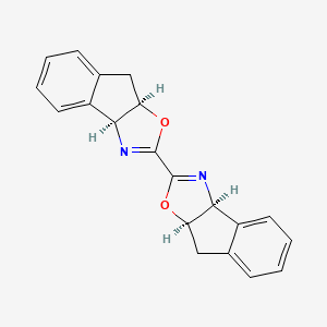 (3aS,3'aS,8aR,8'aR)-8,8a,8',8'a-Tetrahydro-3aH,3'aH-2,2'-biindeno[1,2-d]oxazole chemical structure (CAS 1227512-69-7)