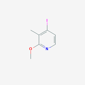 4-Iodo-2-methoxy-3-methylpyridine chemical structure (CAS 1227515-22-1)