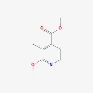Methyl 2-methoxy-3-methylisonicotinate chemical structure (CAS 1227516-59-7)