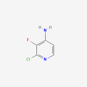 2-Chloro-3-fluoropyridin-4-amine chemical structure (CAS 1227577-03-8)