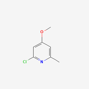 2-Chloro-4-methoxy-6-methylpyridine chemical structure (CAS 1227578-45-1)