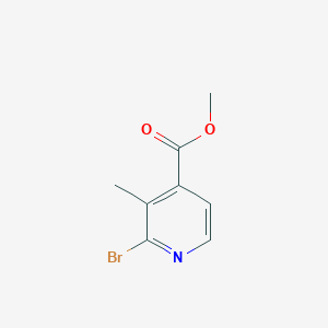 Methyl 2-bromo-3-methylisonicotinate chemical structure (CAS 1227580-45-1)