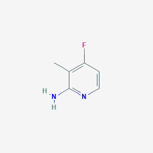 4-Fluoro-3-methylpyridin-2-amine chemical structure (CAS 1227586-61-9)