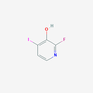 2-Fluoro-4-iodopyridin-3-ol chemical structure (CAS 1227593-95-4)