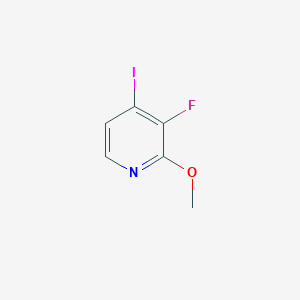 3-Fluoro-4-iodo-2-methoxypyridine chemical structure (CAS 1227595-09-6)