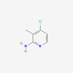 4-Chloro-3-methylpyridin-2-amine chemical structure (CAS 1227595-52-9)