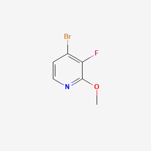 4-Bromo-3-fluoro-2-methoxypyridine chemical structure (CAS 1227599-41-8)