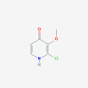 2-Chloro-3-methoxypyridin-4-ol chemical structure (CAS 1227600-20-5)