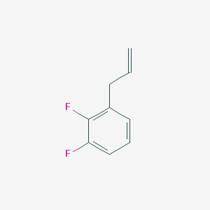 1,2-Difluoro-3-(prop-2-en-1-yl)benzene chemical structure (CAS 1227785-64-9)