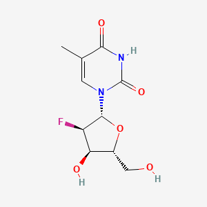 2-Deoxy-2-fluorothymidine chemical structure (CAS 122799-38-6)