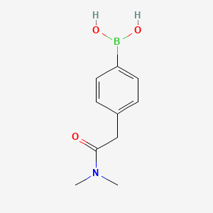 (4-(2-(Dimethylamino)-2-oxoethyl)phenyl)boronic acid chemical structure (CAS 1228181-20-1)