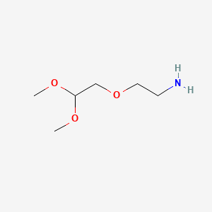 2-(2-Aminoethoxy)-1,1-dimethoxyethane chemical structure (CAS 1228258-40-9)