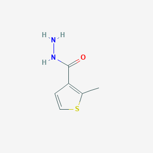 2-Methylthiophene-3-carbohydrazide chemical structure (CAS 1228426-89-8)