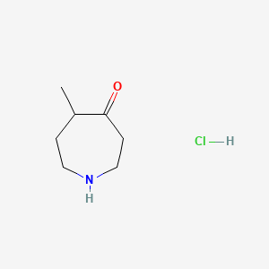5-Methylazepan-4-one hydrochloride chemical structure (CAS 1228450-23-4)