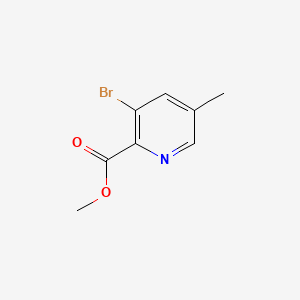 Methyl 3-bromo-5-methylpicolinate chemical structure (CAS 1228880-68-9)