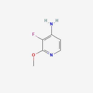 3-Fluoro-2-methoxypyridin-4-amine chemical structure (CAS 1228898-36-9)