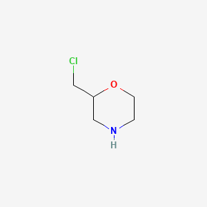 2-(Chloromethyl)morpholine chemical structure (CAS 122894-70-6)