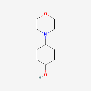 trans-4-Morpholinocyclohexanol chemical structure (CAS 1228947-14-5)