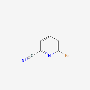 6-Bromopicolinonitrile chemical structure (CAS 122918-25-6)