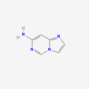 Imidazo[1,2-c]pyrimidin-7-amine chemical structure (CAS 1229383-37-2)