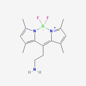 BODIPY FL Ethylamine chemical structure (CAS 1229571-00-9)