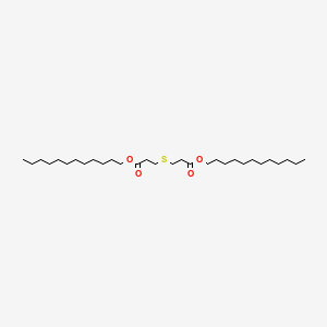 Dilauryl thiodipropionate chemical structure (CAS 123-28-4)