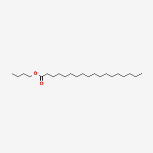 Butyl octadecanoate chemical structure (CAS 123-95-5)