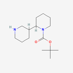 tert-Butyl [2,3'-bipiperidine]-1-carboxylate chemical structure (CAS 1230134-36-7)