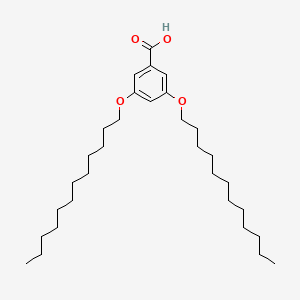 3,5-Bis(dodecyloxy)benzoic acid chemical structure (CAS 123126-40-9)