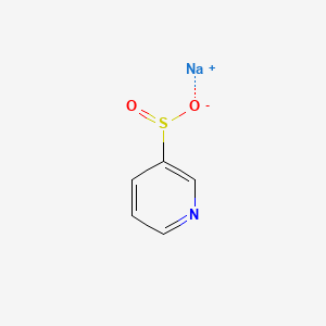 Sodium pyridine-3-sulfinate chemical structure (CAS 123151-15-5)