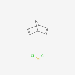 (Bicyclo[2.2.1]hepta-2,5-diene)dichloropalladium(ii) chemical structure (CAS 12317-46-3)