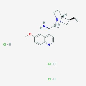 (8α,9S)-6'-Methoxycinchonan-9-amine trihydrochloride chemical structure (CAS 1231763-32-8)