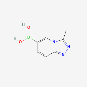 3-methyl-[1,2,4]triazolo[4,3-a]pyridin-6-yl-6-boronic acid chemical structure (CAS 1231934-39-6)
