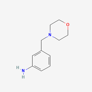 3-(Morpholinomethyl)aniline chemical structure (CAS 123207-48-7)