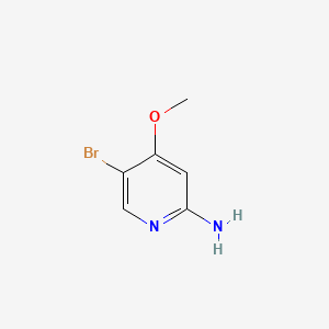 5-Bromo-4-methoxypyridin-2-amine chemical structure (CAS 1232431-11-6)