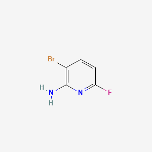 3-Bromo-6-fluoropyridin-2-amine chemical structure (CAS 1232431-41-2)
