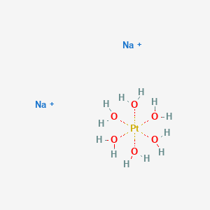 Sodium hexahydroxyplatinate(IV) chemical structure (CAS 12325-31-4)