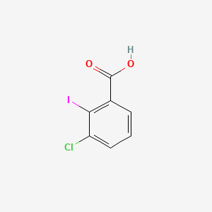 3-Chloro-2-iodobenzoic acid chemical structure (CAS 123278-03-5)
