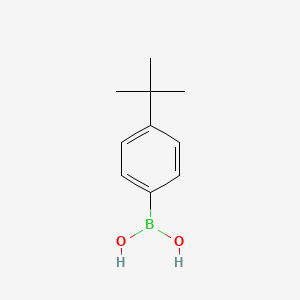 (4-(tert-Butyl)phenyl)boronic acid chemical structure (CAS 123324-71-0)