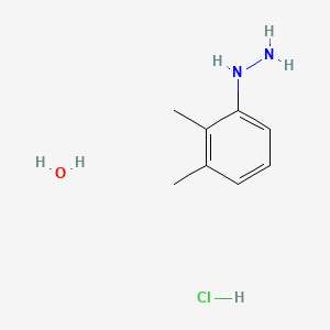 (2,3-Dimethylphenyl)hydrazine hydrochloride xhydrate chemical structure (CAS 123333-92-6)
