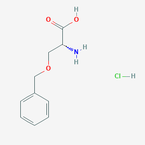 H-D-Ser(Bzl)-OH.HCl chemical structure (CAS 1233494-98-8)