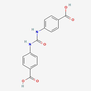 4,4'-(Carbonylbis(azanediyl))dibenzoic acid chemical structure (CAS 1234-27-1)