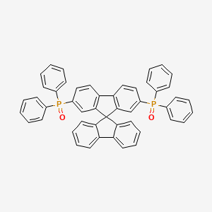 9,9'-Spirobi[fluorene]-2,7-diylbis(diphenylphosphine oxide) chemical structure (CAS 1234510-13-4)