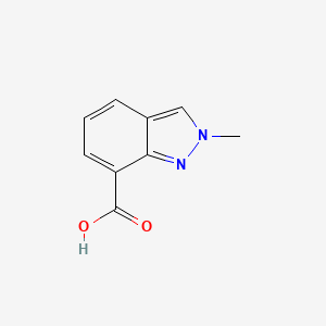 2-Methyl-2H-indazole-7-carboxylic acid chemical structure (CAS 1234615-75-8)