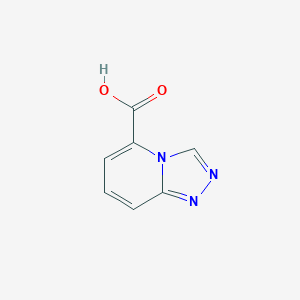 [1,2,4]Triazolo[4,3-a]pyridine-5-carboxylic acid chemical structure (CAS 1234615-95-2)