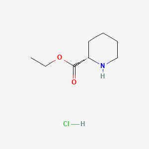 (S)-Ethyl piperidine-2-carboxylate hydrochloride chemical structure (CAS 123495-48-7)
