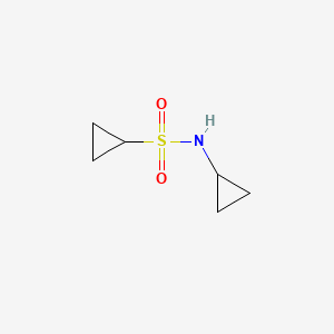 N-Cyclopropylcyclopropanesulfonamide chemical structure (CAS 1235100-04-5)