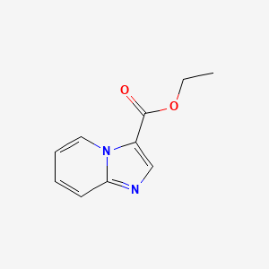 Ethyl imidazo[1,2-a]pyridine-3-carboxylate chemical structure (CAS 123531-52-2)