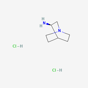 (R)-3-Aminoquinuclidine dihydrochloride chemical structure (CAS 123536-14-1)